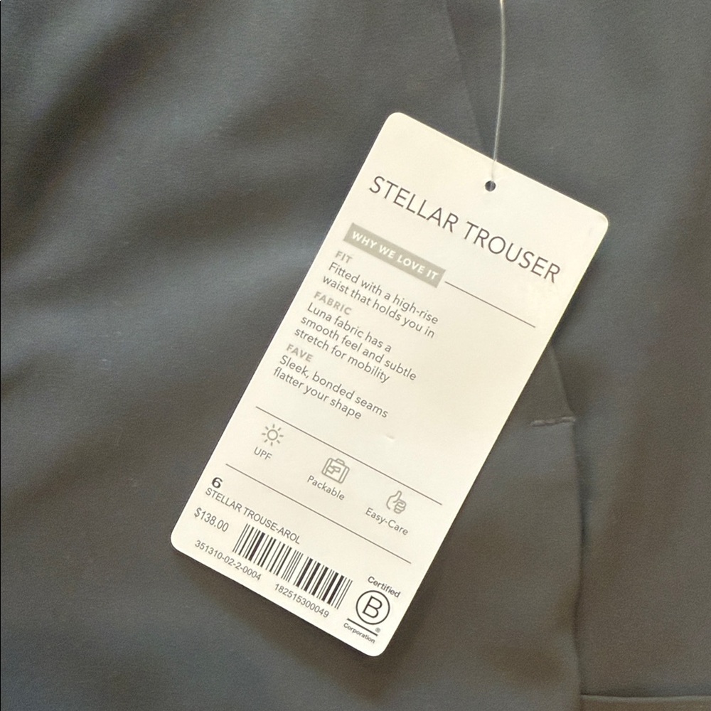 Athleta Stellar Trouser Pants .  Women’s fitted pants with high rise waist. - Picture 3 of 10